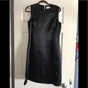 Black satin Calvin Klein dress size 12